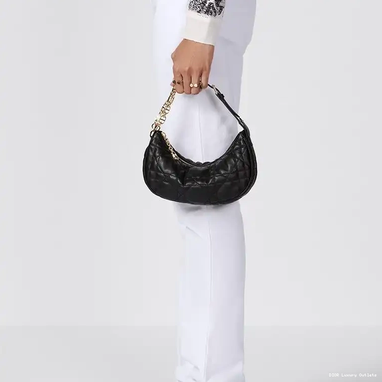 Cheap Dior Bag Cannage CD Lambskin Lounge Black 0626 Luxury